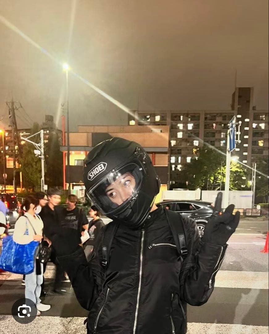 DIESEL ブラック ナイロンジャケット 池田エライザ着用モデル