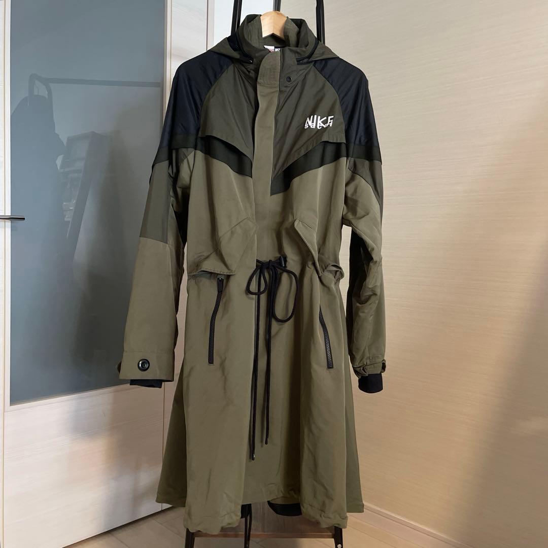 sacai NIKE モッズコート カーキ ユニセックス トレンチコート FW