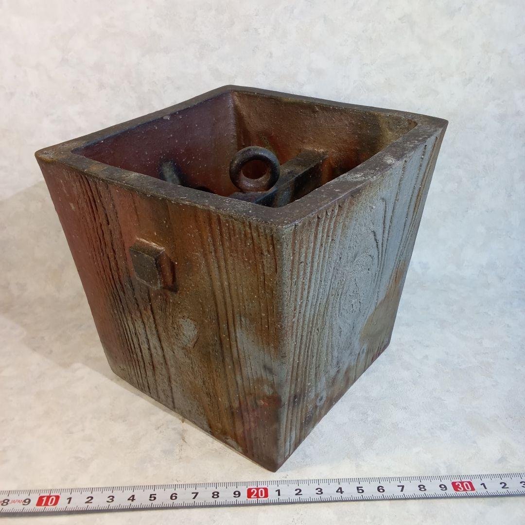 備前焼作家・小山一草【備前　釣瓶花入】