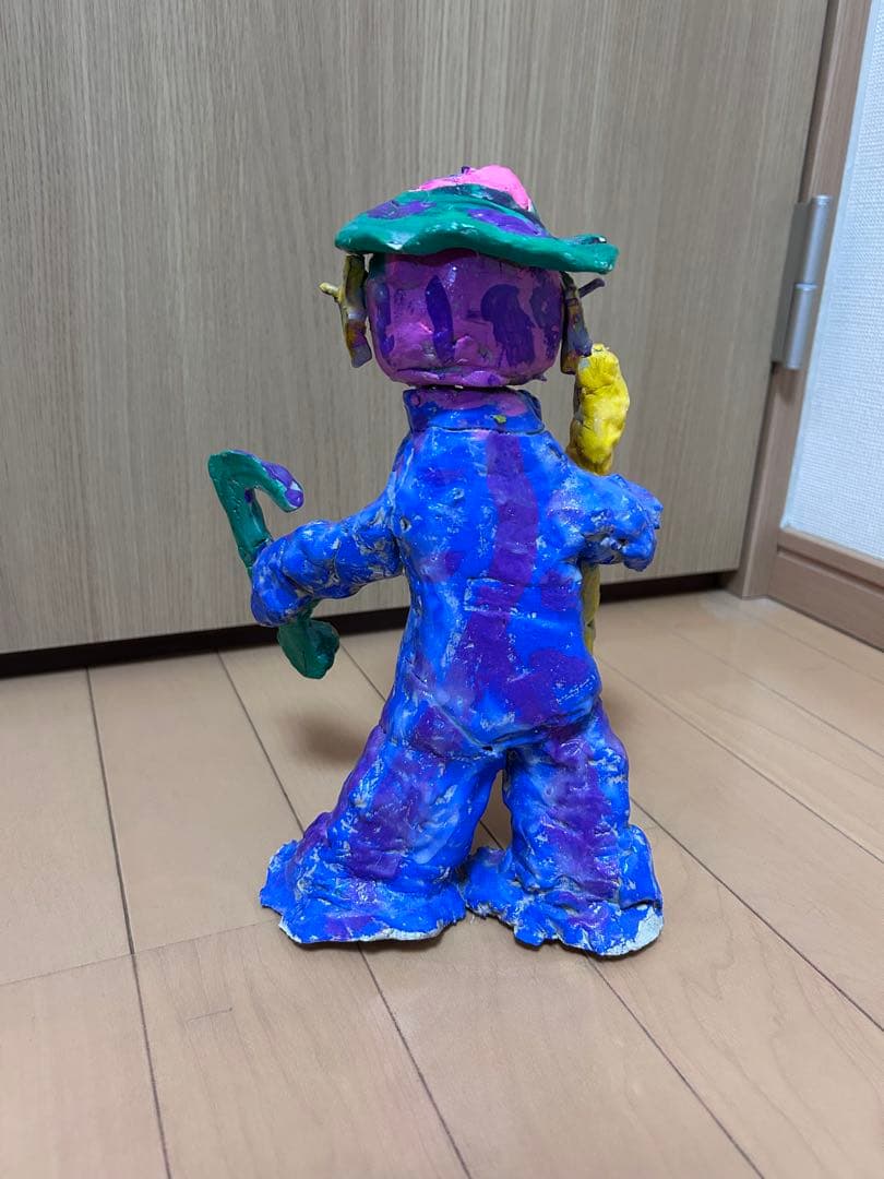 ピエロ【値下げ交渉可】【粘土細工】【一点物】【置物】【美術品】