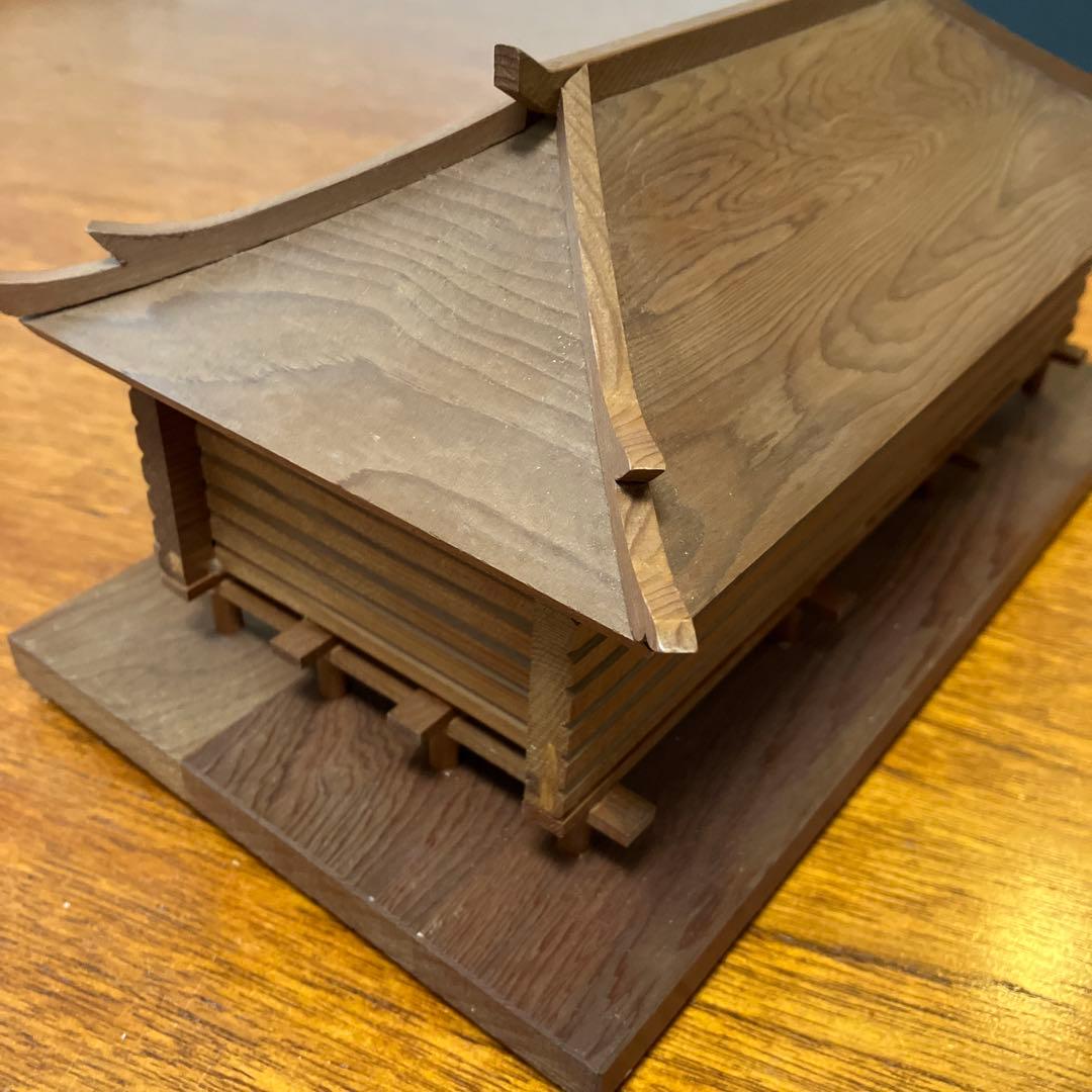 木製 日本の伝統的建築模型 大亮 正倉院