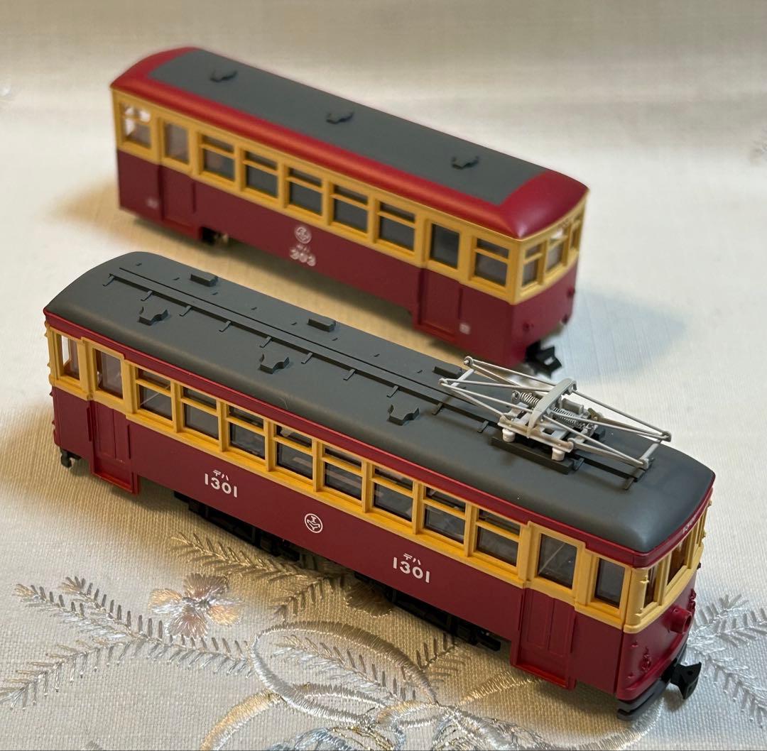 トミーテック 富井電鉄　猫屋線 直通用路面電気機関車＋客車/貨車セット　2両2点