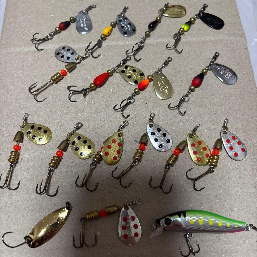 シルバークリーク8個 ブレットン7個 MIU 計17個セット 管釣り トラウト