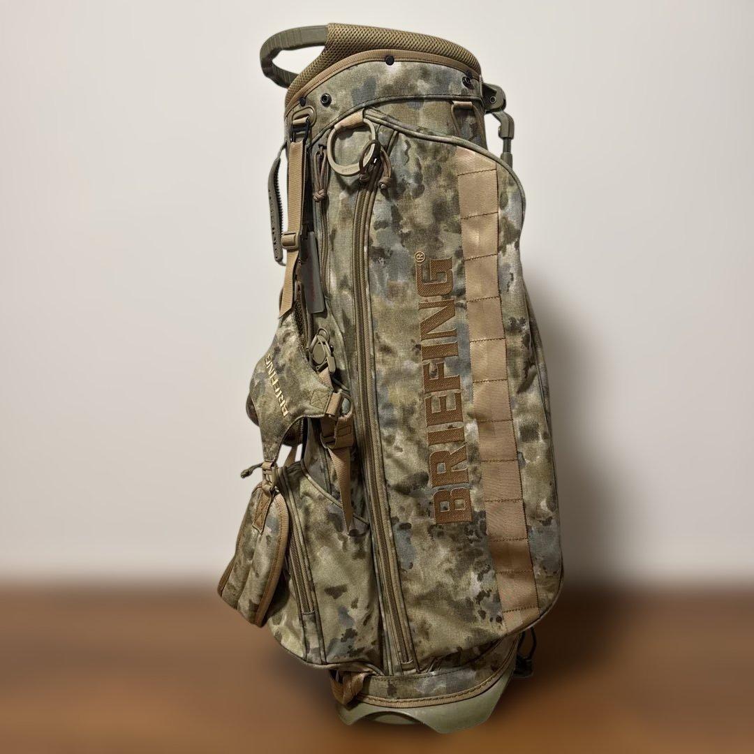 BRIEFING 迷彩 ゴルフバッグ　キャディバッグ　CR-4