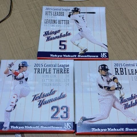 2015年ヤクルトスワローズ 打者３部門アートパネル