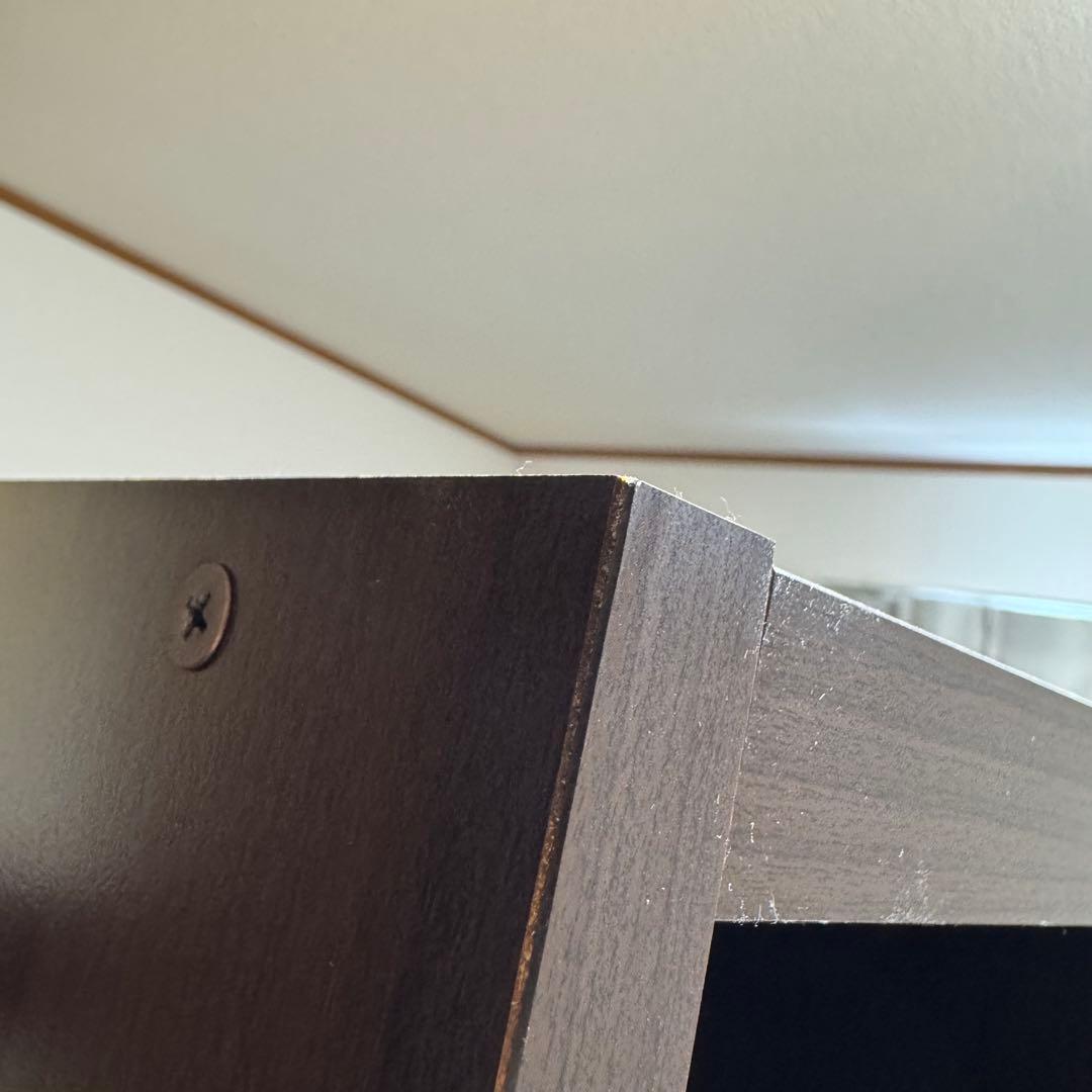 日本製 ぼん家具／木製スライド本棚 漫画 DVD 隙間 引き出し棚×2収納ボード