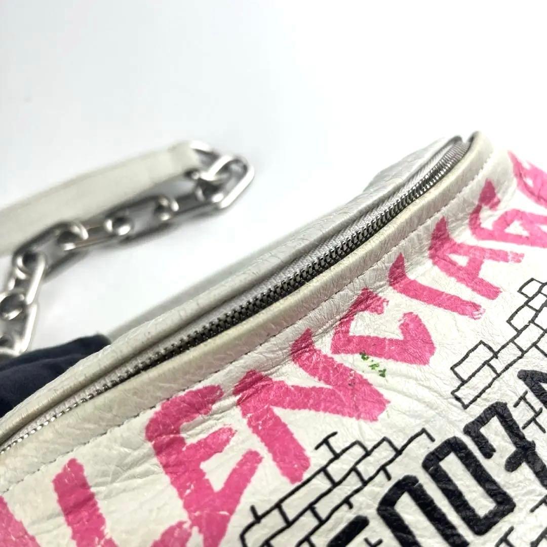 BALENCIAGA バレンシアガ ボディバッグ ウエストポーチ チェーン