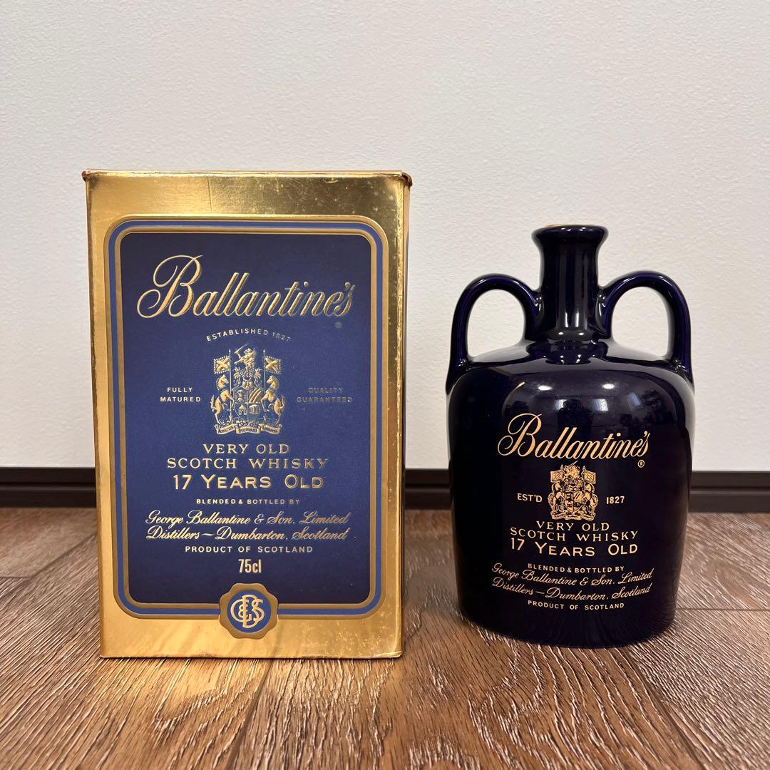 Ballantine's 17年 スコッチウイスキー バランタイン 陶器ボトル