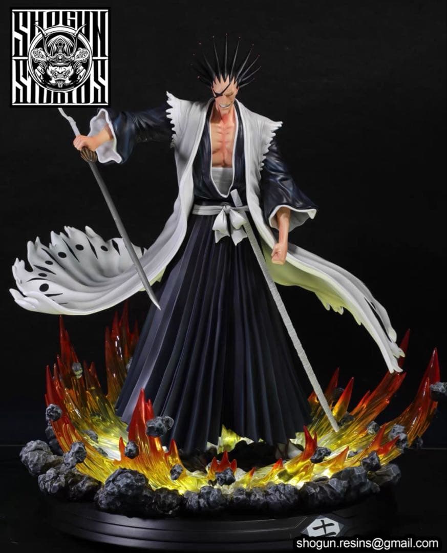 BLEACH 更木剣八 ガレージキット ガレキ スタチュー①⑦