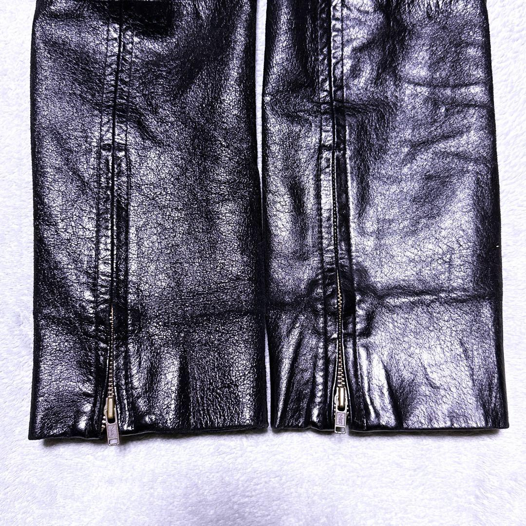 【極美品】ヴィヴィアンタム ライダース シングル ドラゴン ジップ 黒 赤