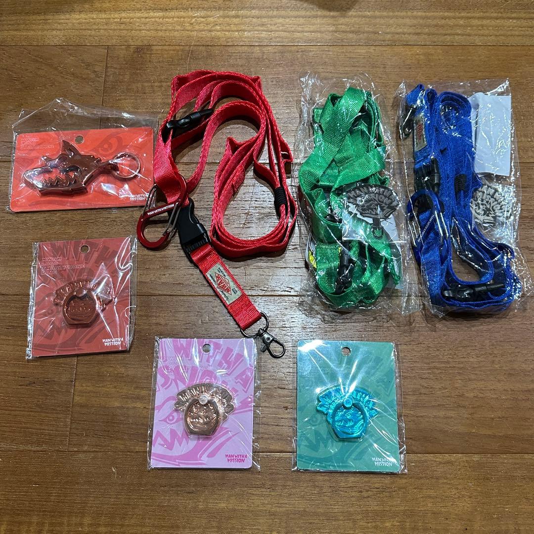 MWAM カラビナ スマートフォンリング ストラップ セット