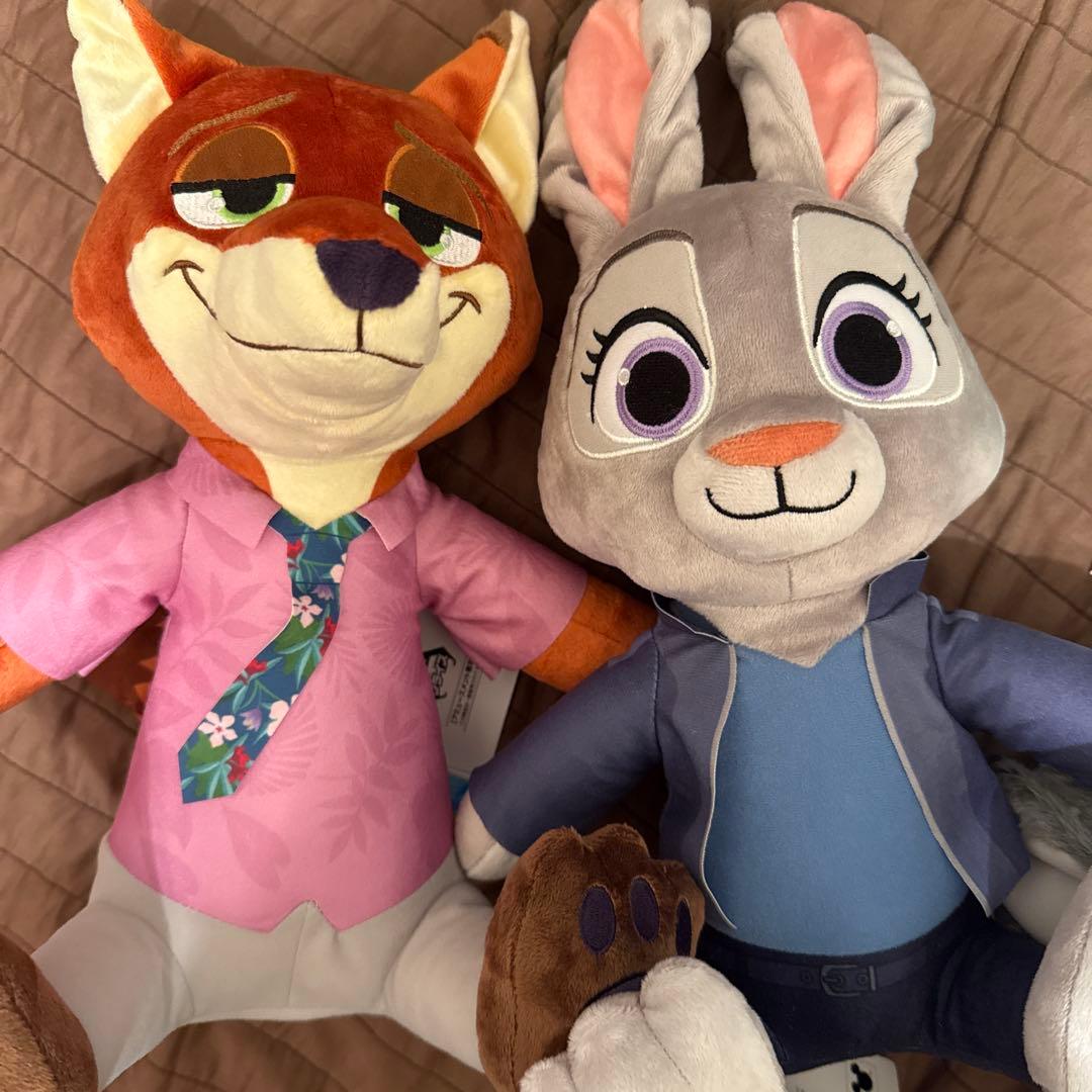 ズートピア2 L ぬいぐるみ　ニック　ジュディ　その他３点　【送料手数料込み】
