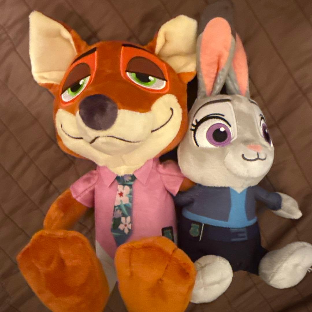 ズートピア2 L ぬいぐるみ　ニック　ジュディ　その他３点　【送料手数料込み】