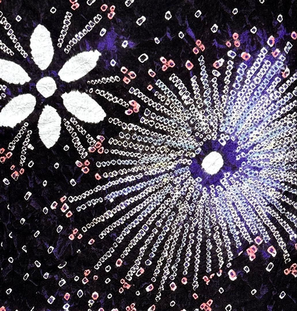 ＊*＊様 【彦兵衛mini】5000円スタート！人気！有松絞り浴衣〜花火柄〜