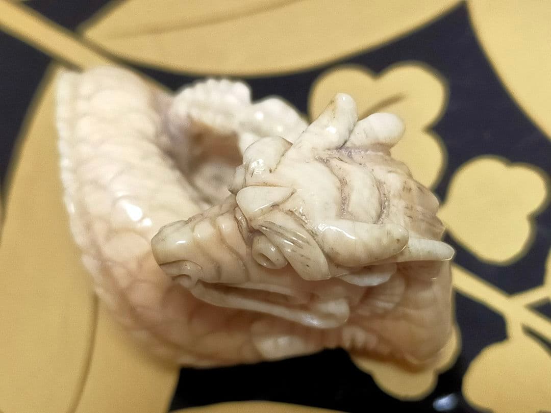 ♥　最高級　根付　竜　龍　ドラゴン　骨董品　アンティーク　レトロ