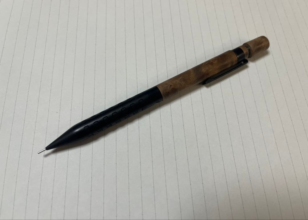 ぺんてるスマッシュ　アリナペンメーカーカスタム　マーブルウッド