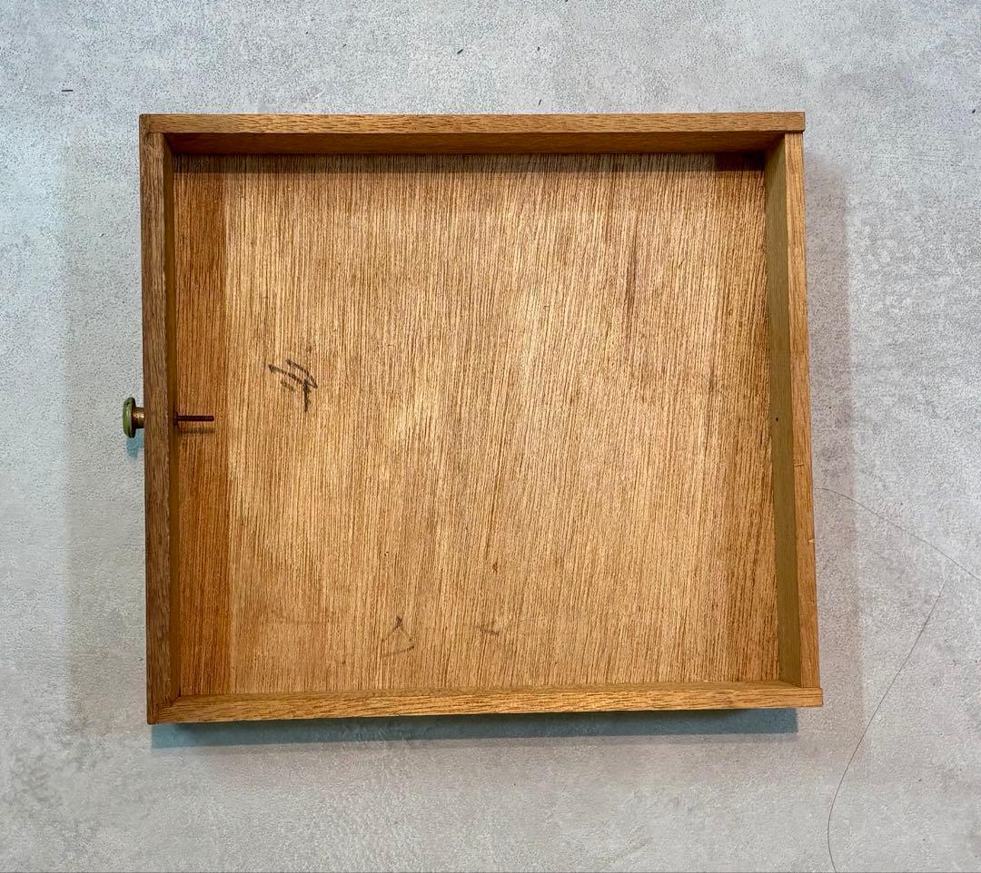 木味の小引き出し5段 レトロインテリア収納　レトロ雑貨好きに