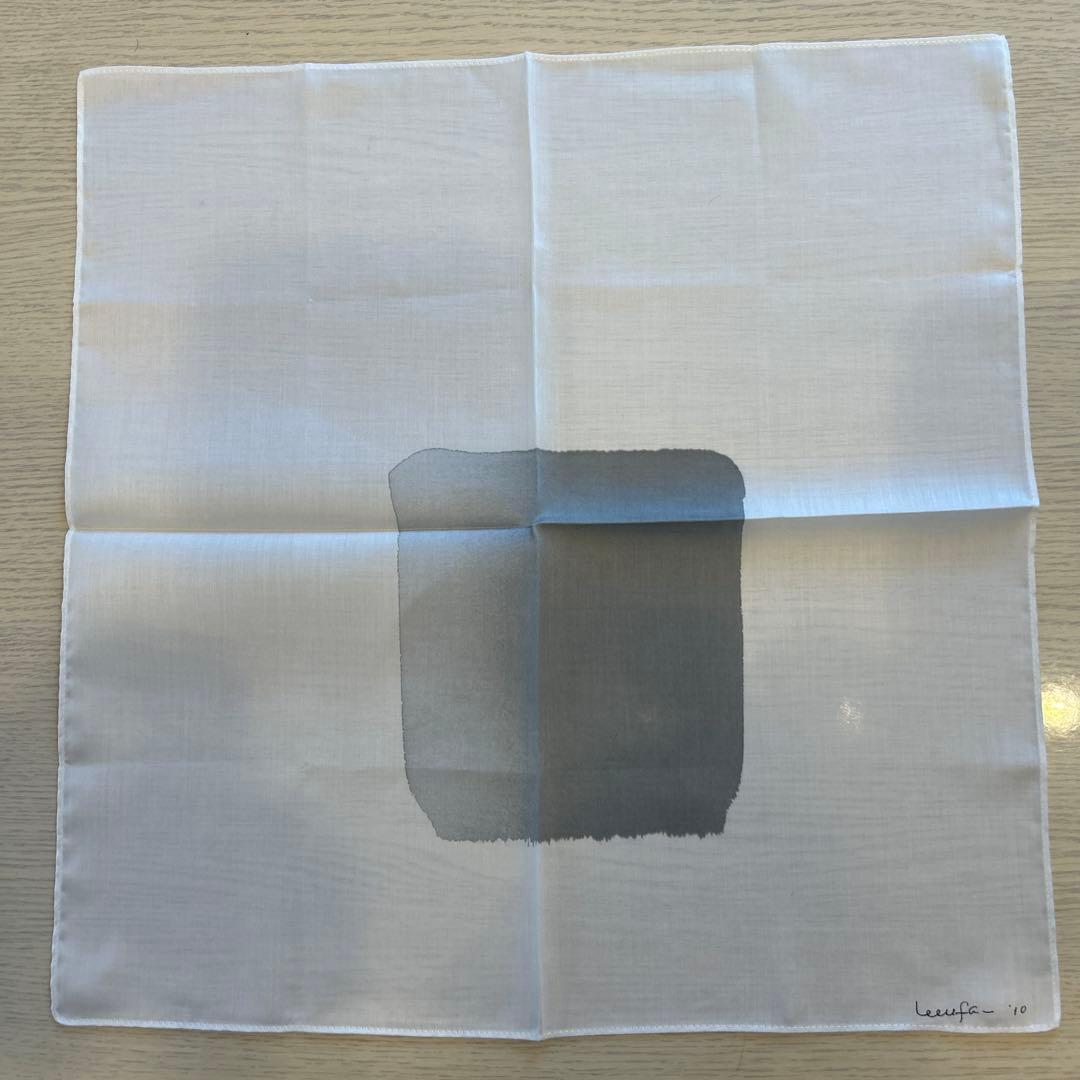 李禹煥　 リ・ウファン　 美術館　 ハンカチ　グレー15枚セット