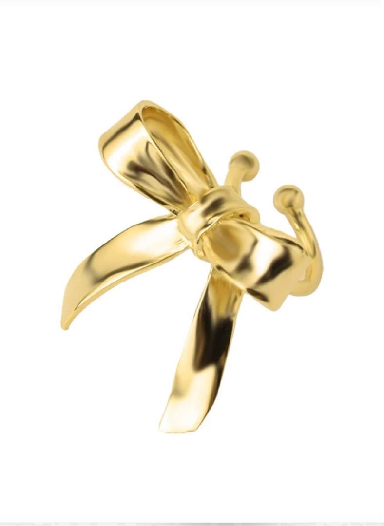 【新品】LOVE BY e.m. リボンイヤーカフ