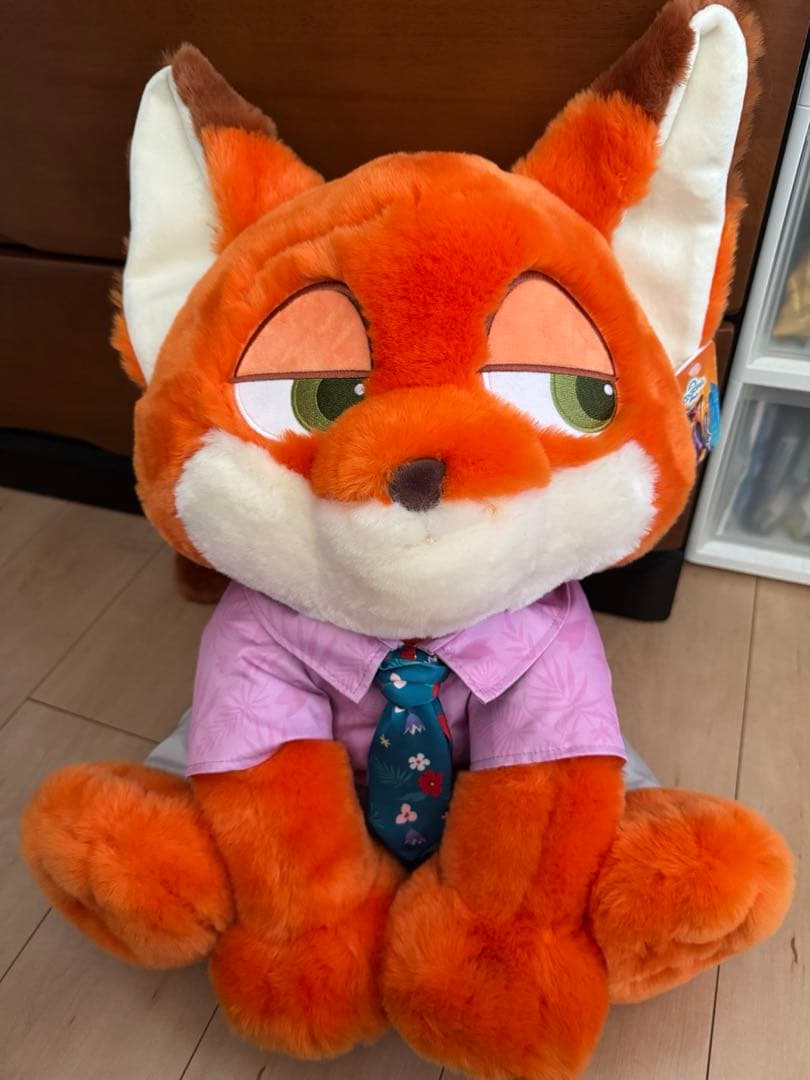 【新品】コストコディズニー ズートピア2 ニック・ワイルドぬいぐるみブランケット