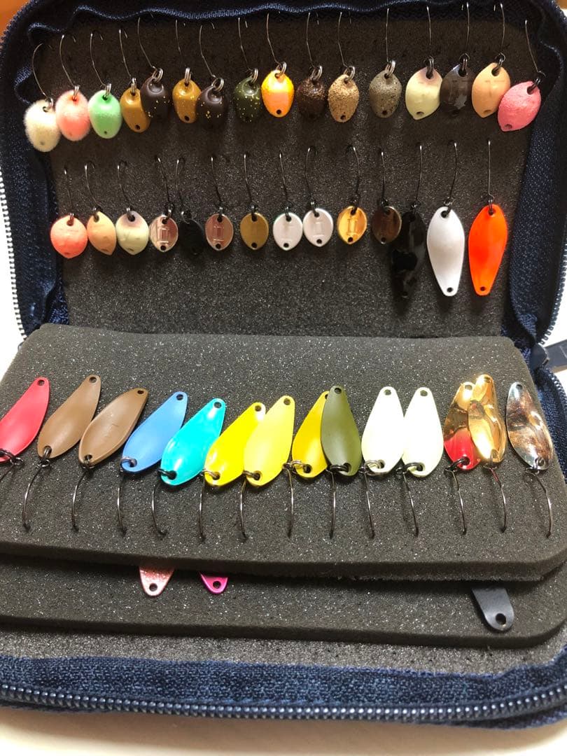 スプーンルアー　58個セット FORESTケース付き