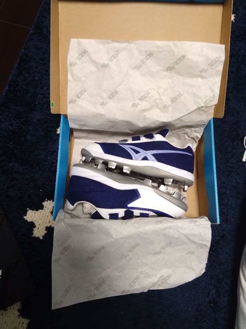 ハ*ネ様 SSK プロエッジ野球スパイクMC-VC-R ブルー/ホワイト 25.