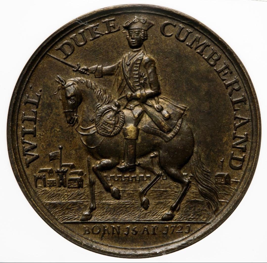 希少なMS 英国メダル❗️1746年 カロデンの戦い ブロンズメダル