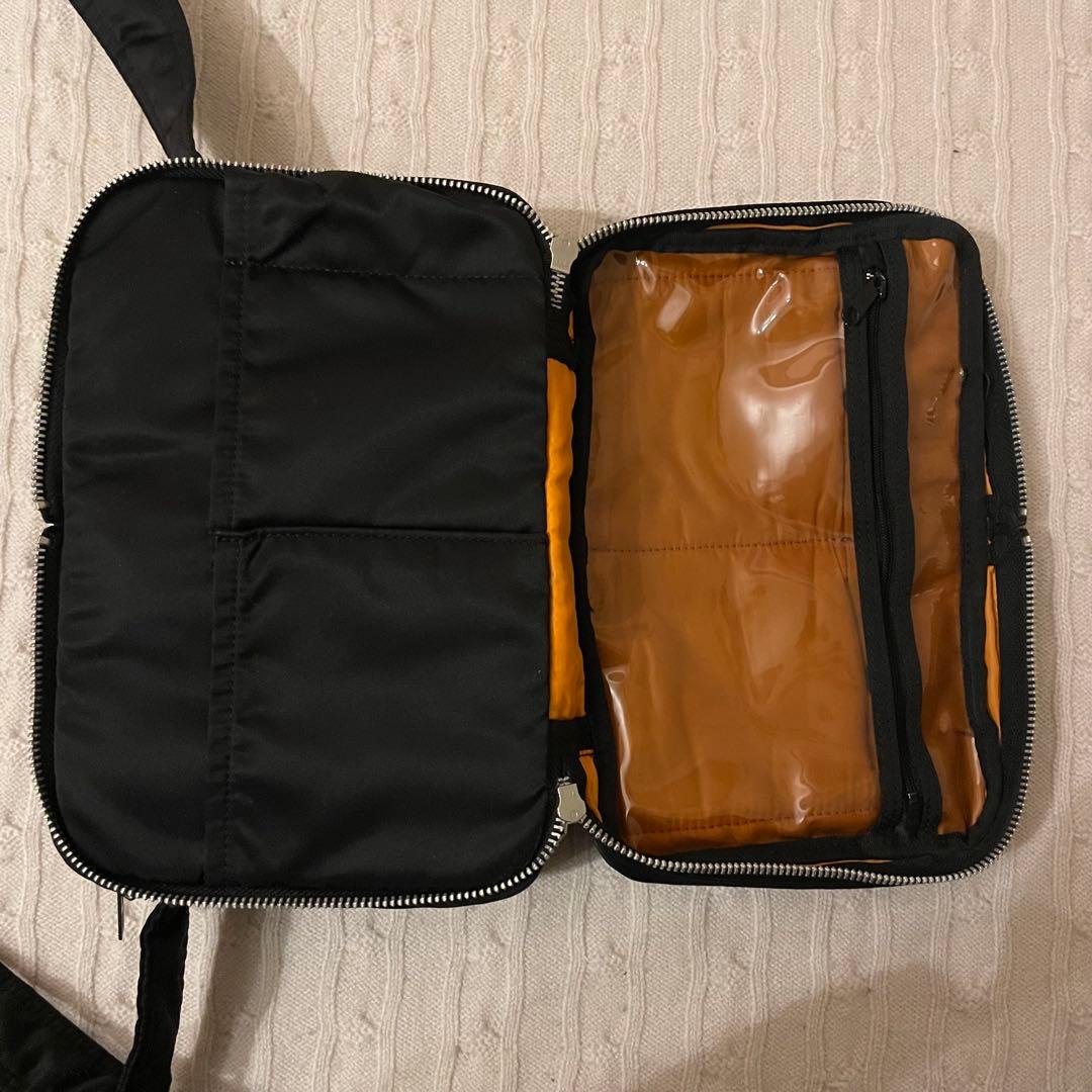 【美品✨】PORTER ポーター タンカー 2層 ショルダーバッグ ブラック