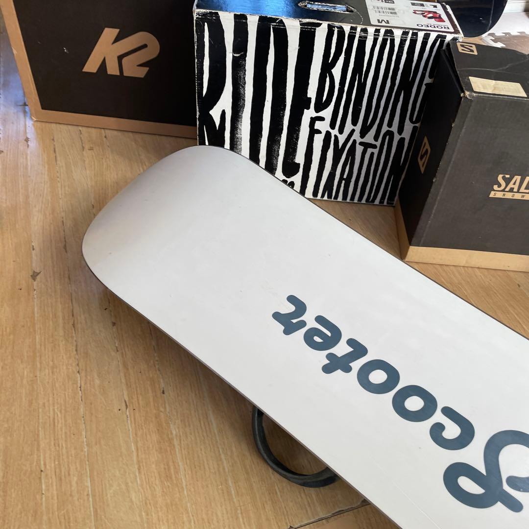 SCOOTER　名作DR　良質国産スノーボードセットOGASAKA製　バイン付