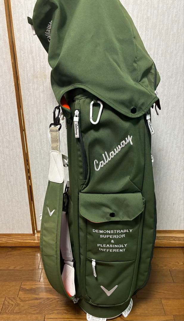 【美品処分】Callaway キャディバッグ オリーブグリーン