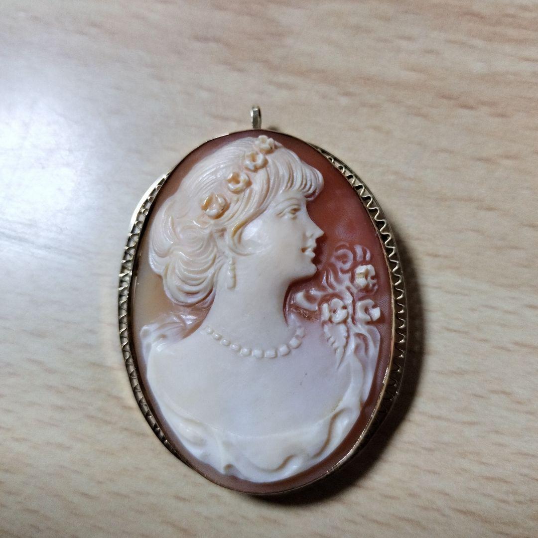 カメオブローチ‼️