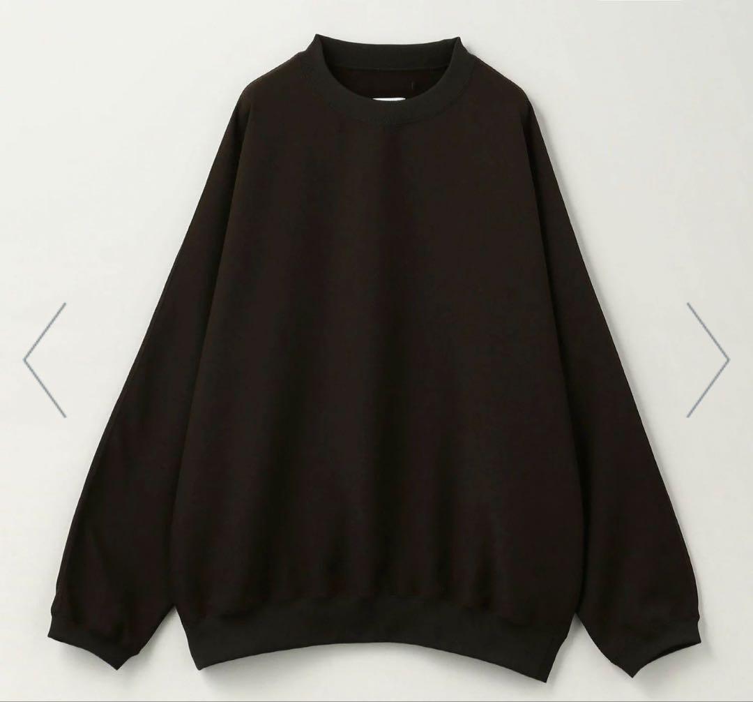 UNITED ARROWS & SONS RIB CREW 黒