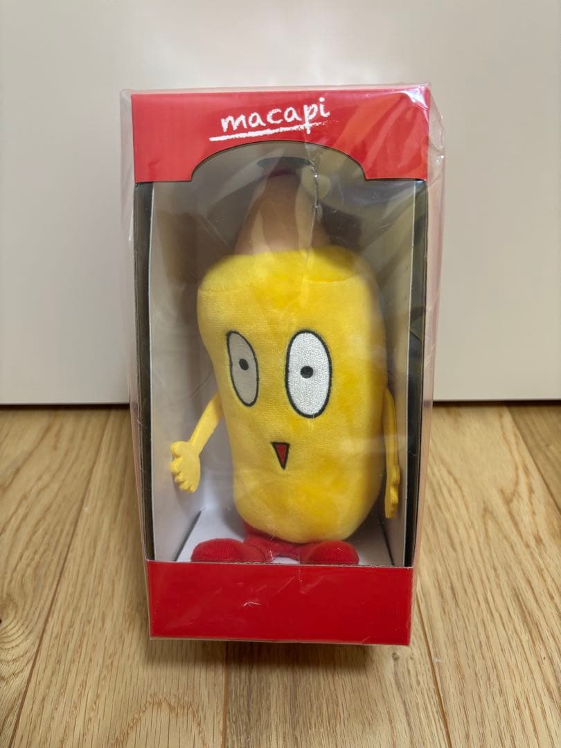 まかぴーくん 10周年記念ぬいぐるみ　マカロニえんぴつ