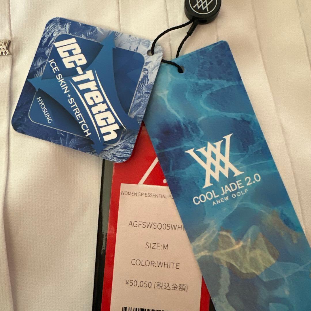 ANEW GOLF レディース ゴルフスカート M ホワイト