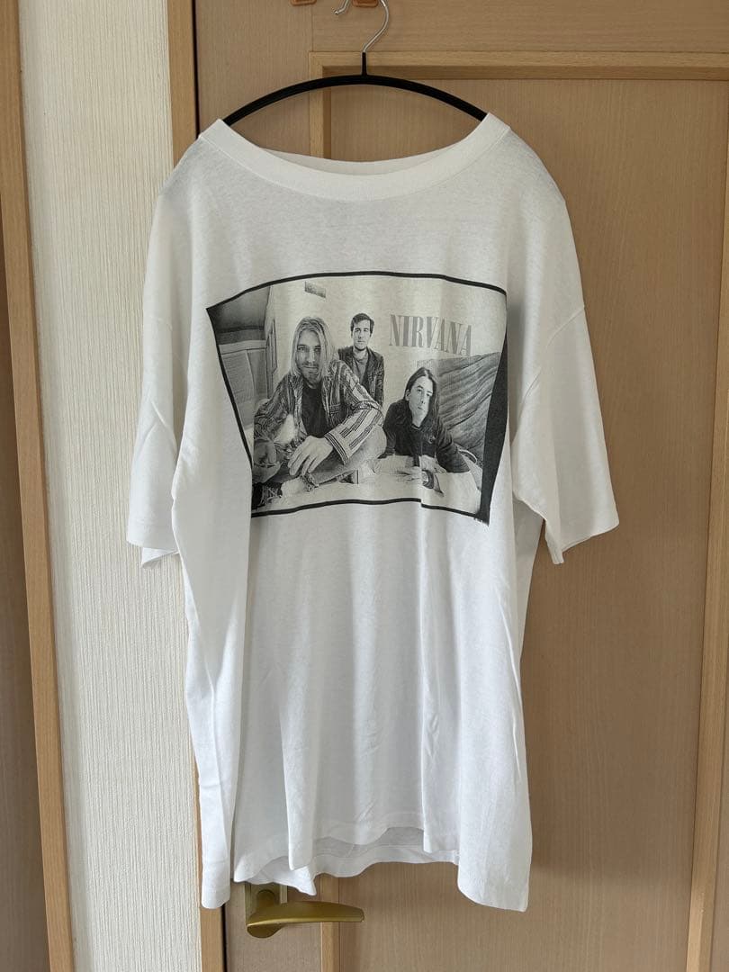 90s ビンテージ NIRVANA ニルヴァーナ フォト　Tシャツ　XL