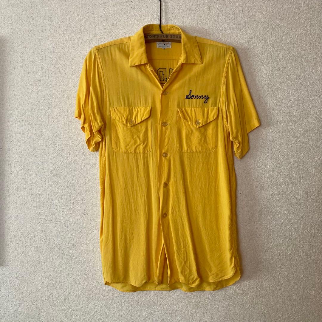 最終価格！60s service bowling shirt マチ付きシャツ
