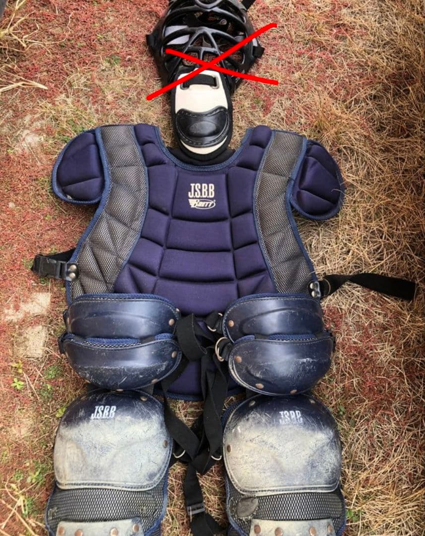 キャッチャー用プロテクターセット ネイビー