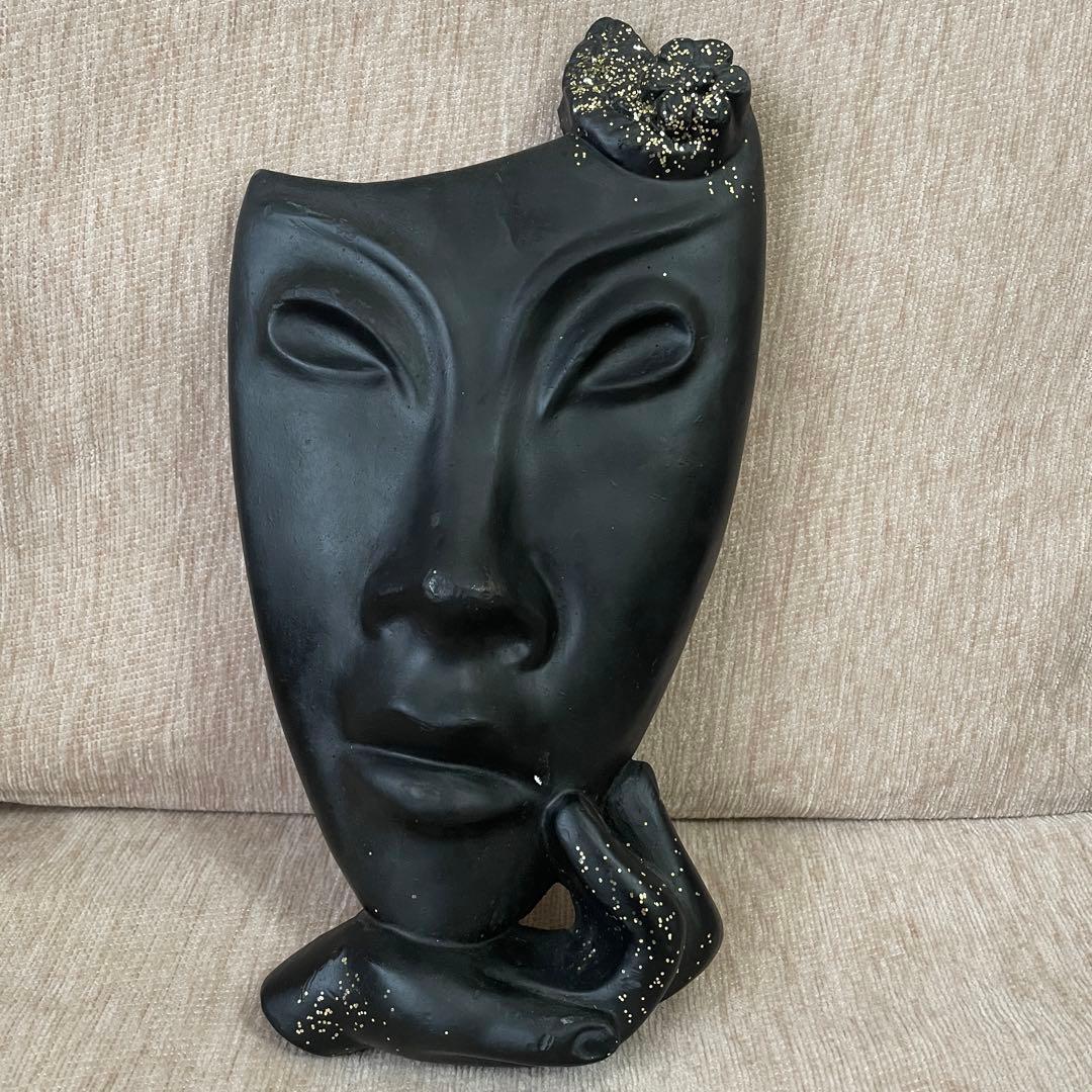 50sアメリカアンティーク仮面ハーレークイーン壁掛けUSAヴィンテージロカビリー