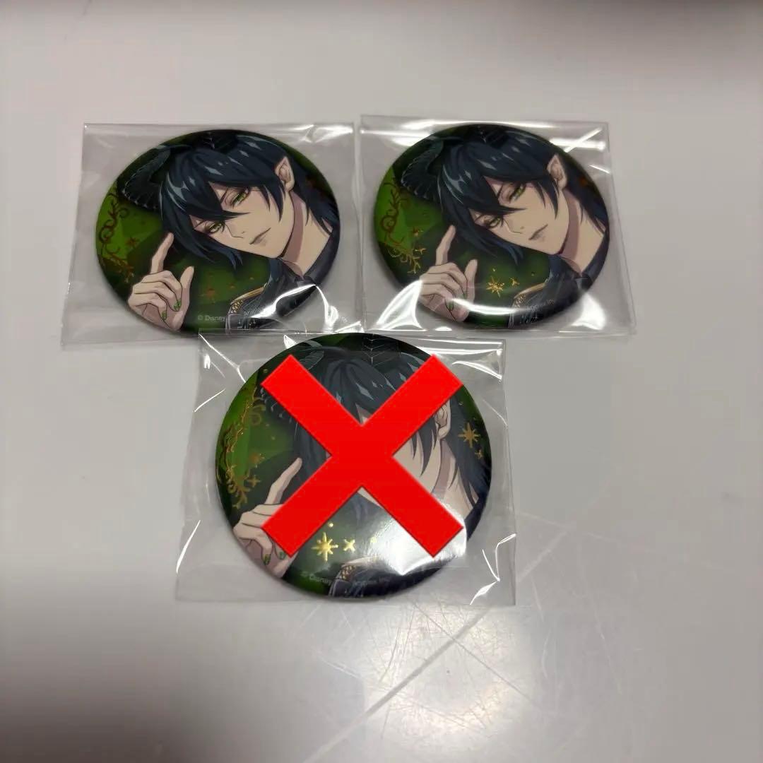 ツイステ　ポップアップ　ブレイジングジュエル 缶バッジ マレウス