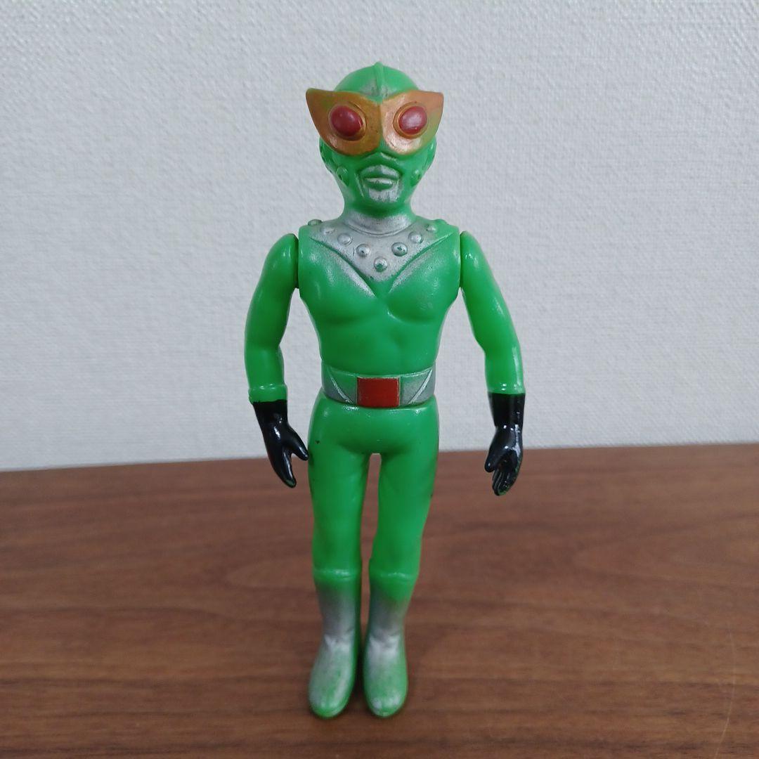 無版権　パチもの　サンダーマスク ソフビフィギュア