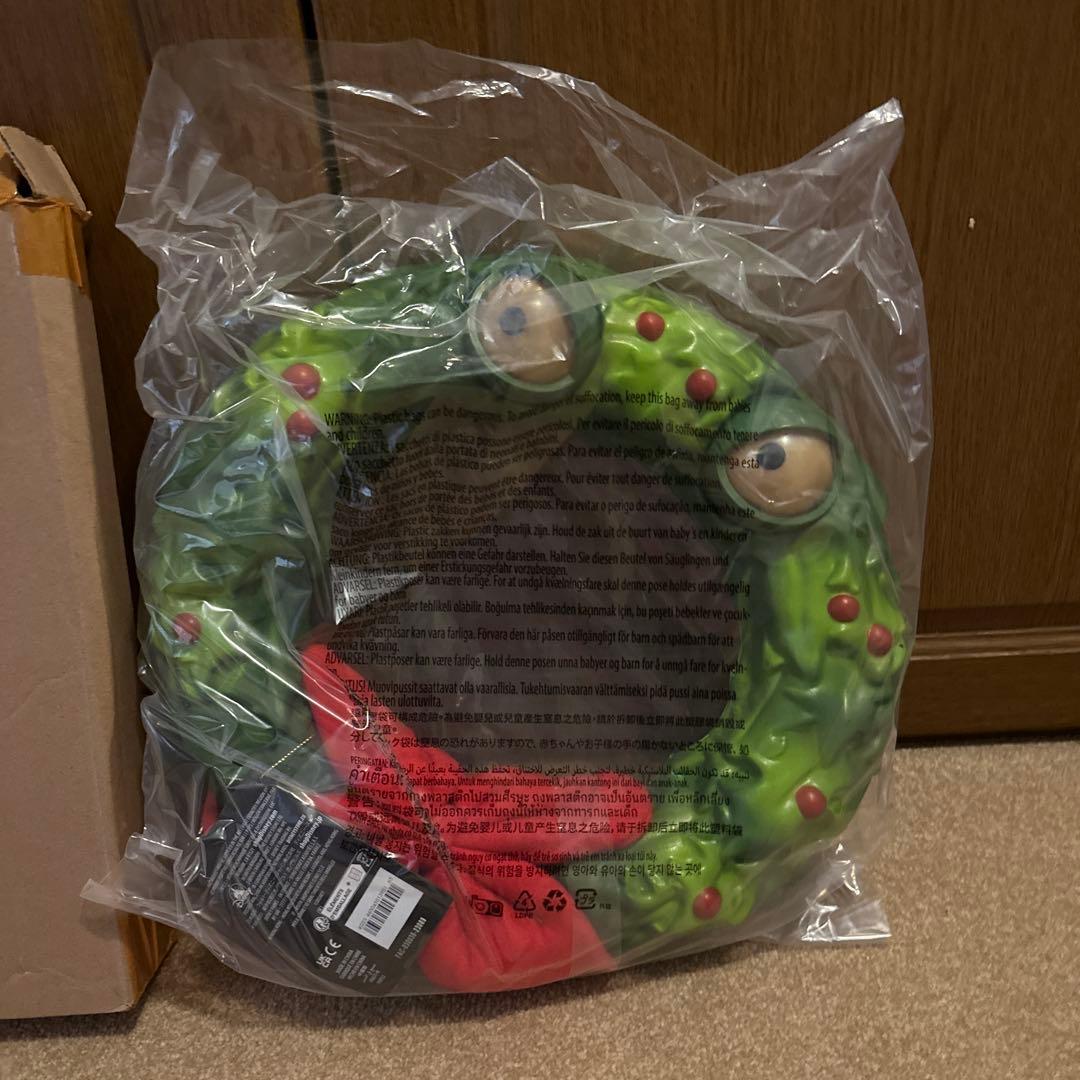 新品　光る　クリスマスリース　ナイトメアビフォアクリスマス
