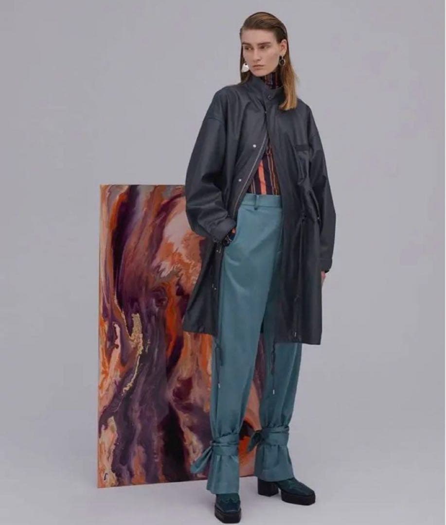 定価9万 GVGV エコレザー モッズコート コート G.V.G.V.