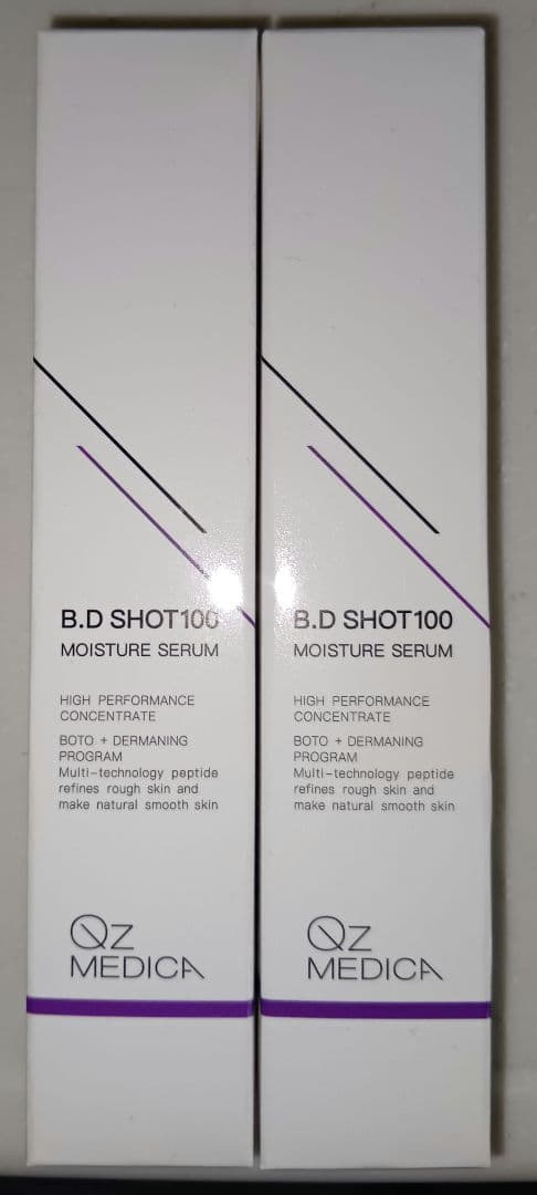 Qz MEDICA B.D SHOT 100 MOISTURE SERUM 2本