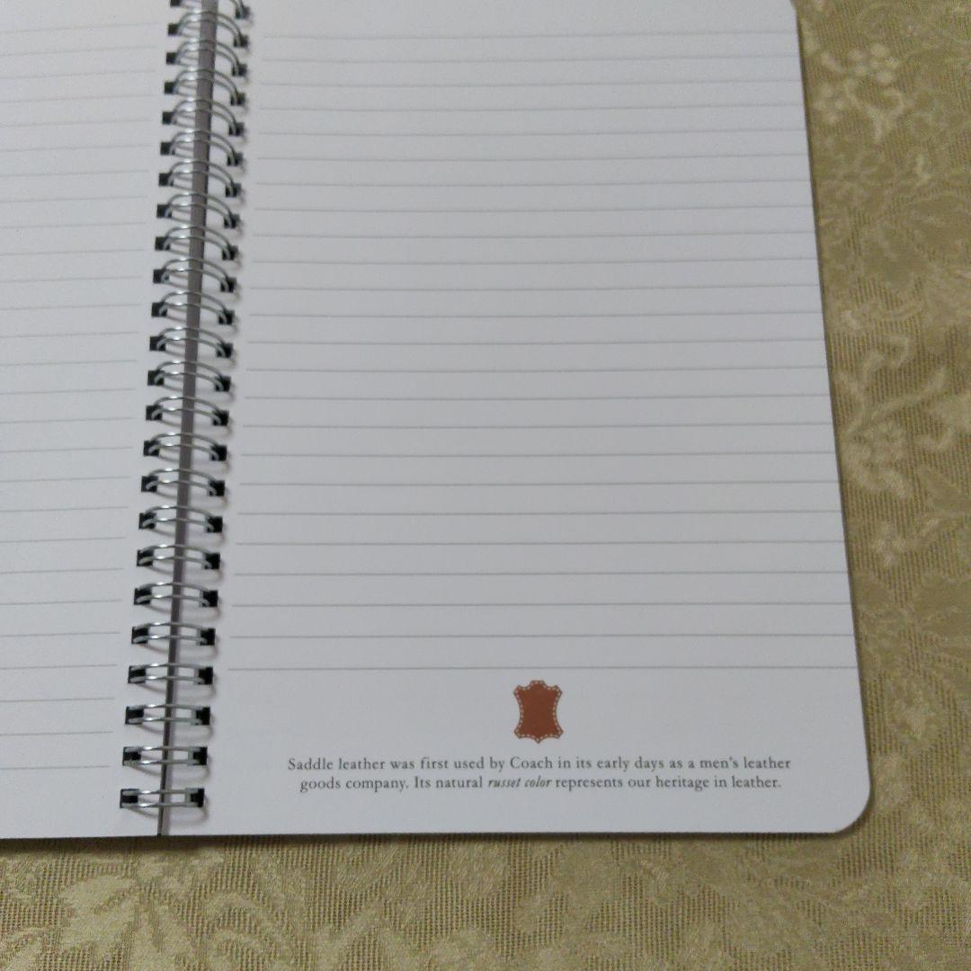未使用 コーチ ノートカバーセット シグネチャー ダークブラウン/ブラック