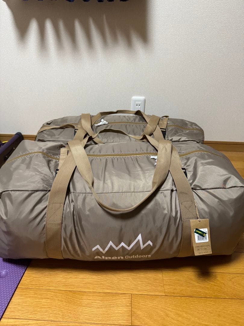 アルペンアウトドアーズ 2ルームテント AOD-3 キャンプ ドームテント4人用