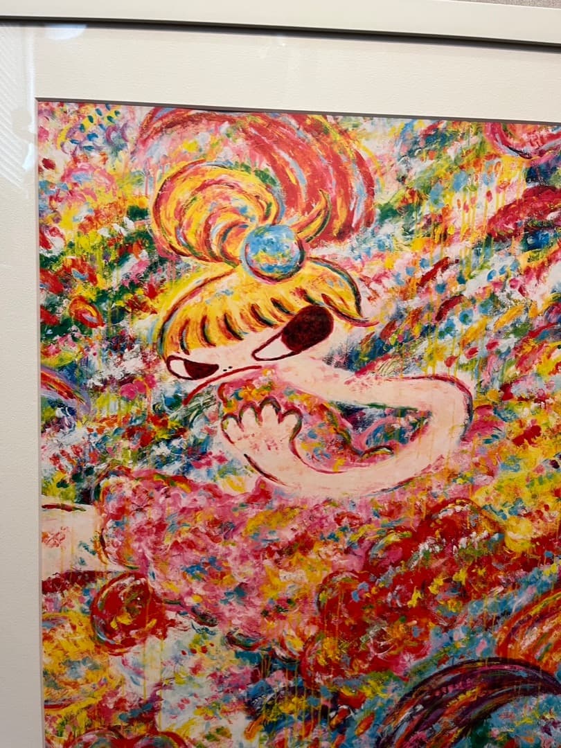 額装済 ロッカクアヤコ 作品展 公式ポスター