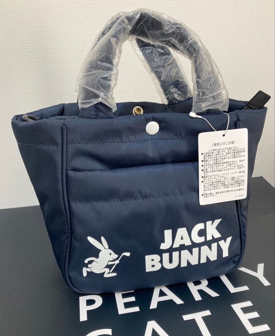 新品 パーリーゲイツ ジャックバニー カートバッグ 紺 男女兼用モデル