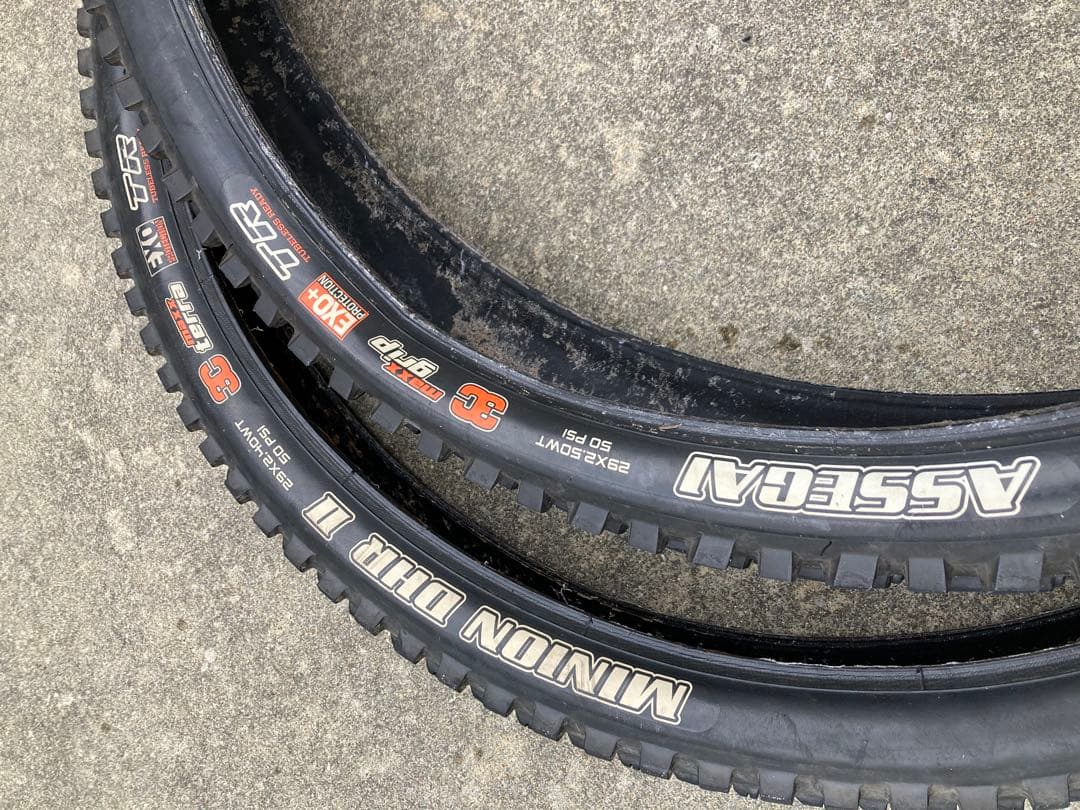 MAXXIS Assegai 29×2.5 & MinionDHR 29×2.4