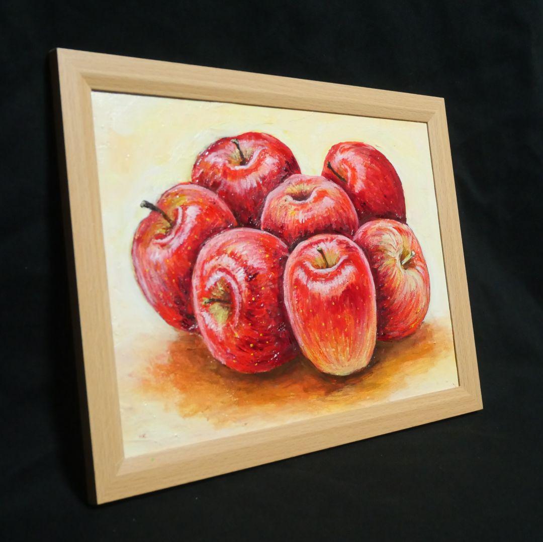 油絵 油彩 油彩画 絵画 絵【七つの林檎】