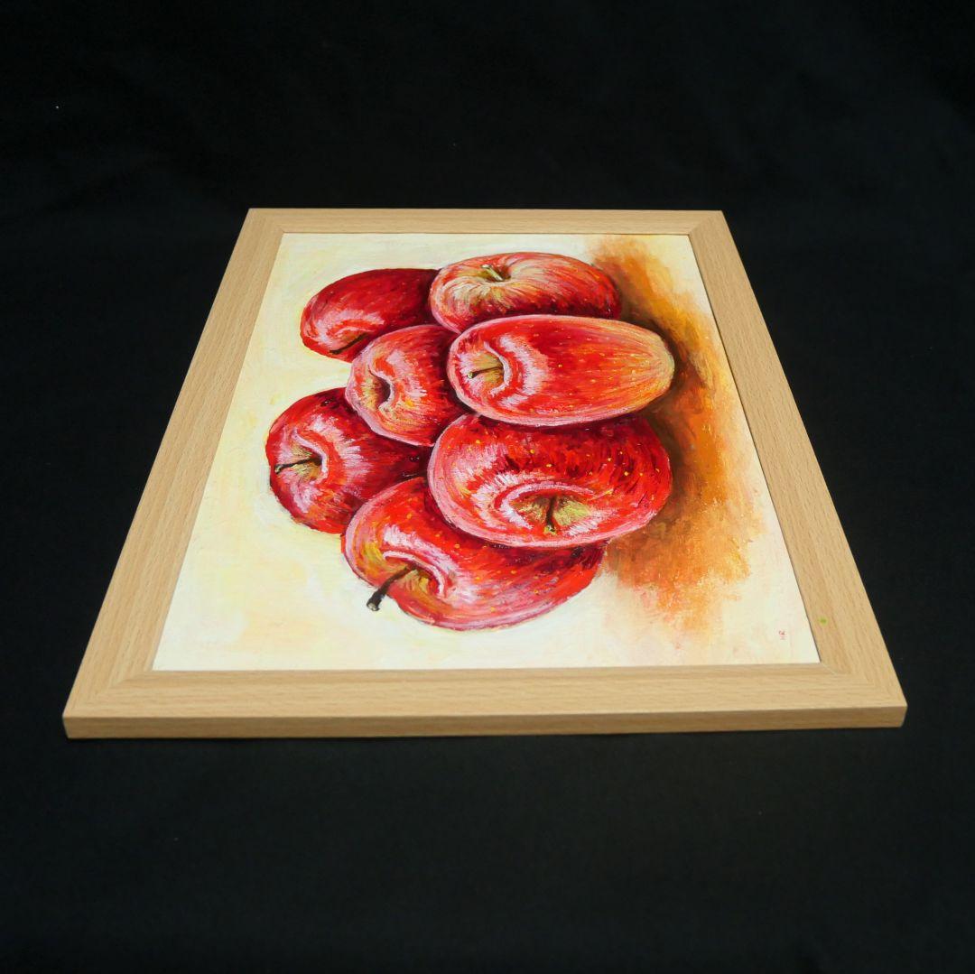 油絵 油彩 油彩画 絵画 絵【七つの林檎】